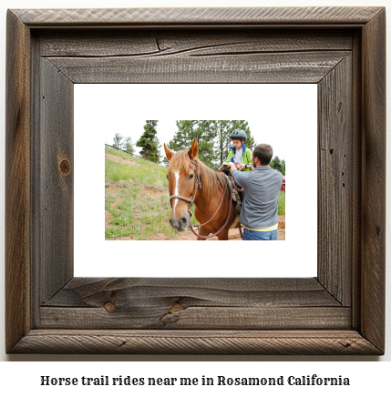 horse trail rides near me in Rosamond, California